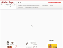 Tablet Screenshot of larutadelastapas.com